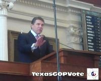 Gov Rick Perry address Texas Legislature